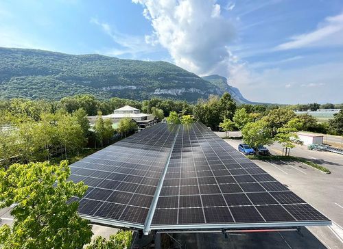 Ombrières de parking